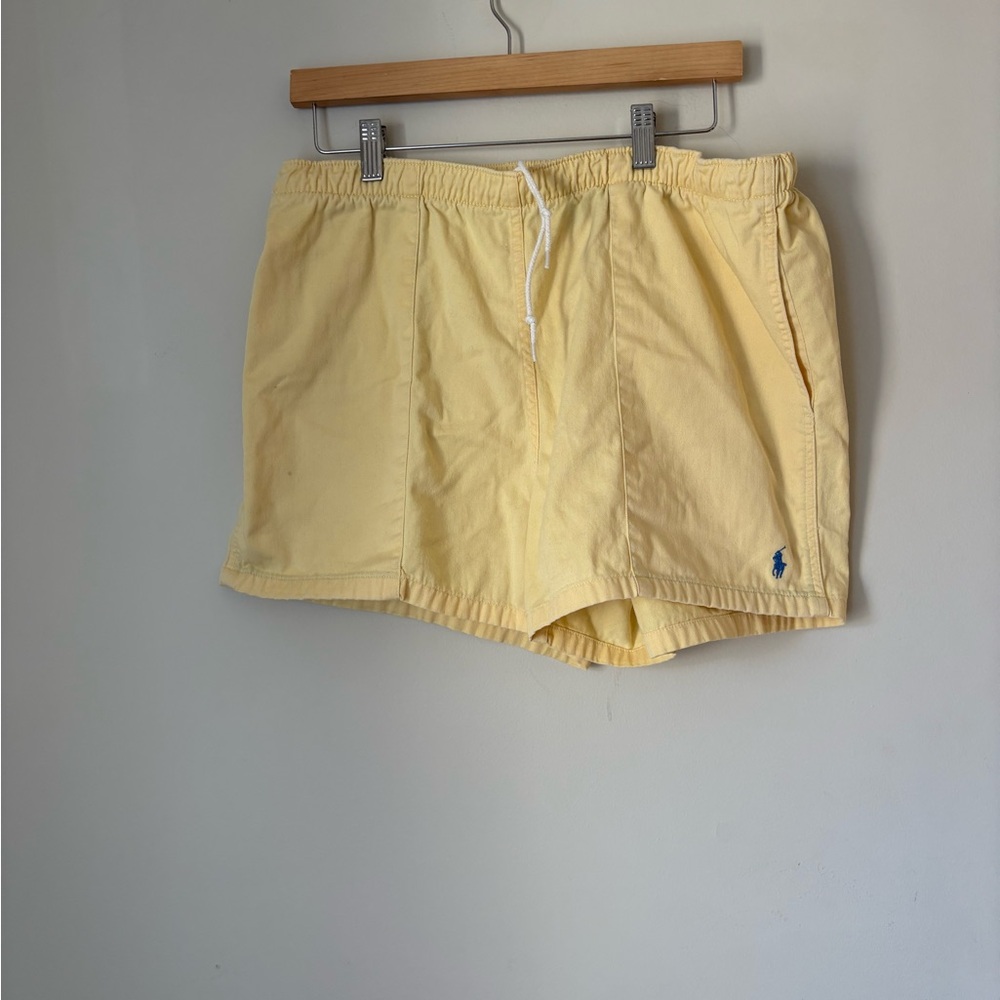 Vintage  Polo by Ralph Lauren Pale Yellow Men’s shorts made in USA Large
